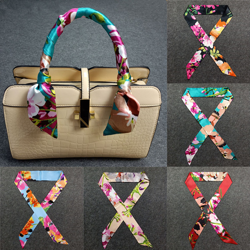 Scarf Silk Square - 47 Warna Merek Bandana Kecil Tas