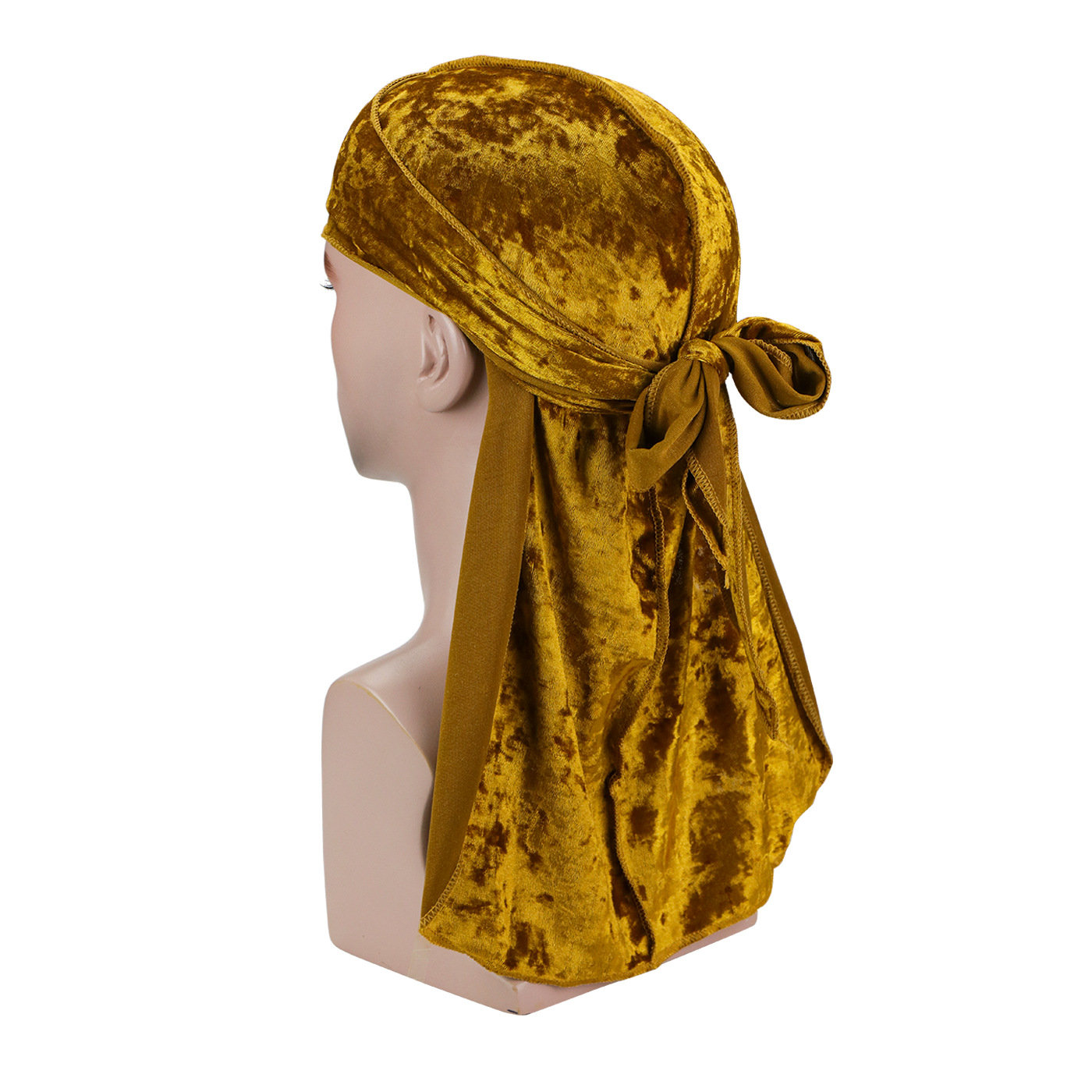 Bandana Doo Rag - Bandana Durag Beludru Diamond Unisex untuk