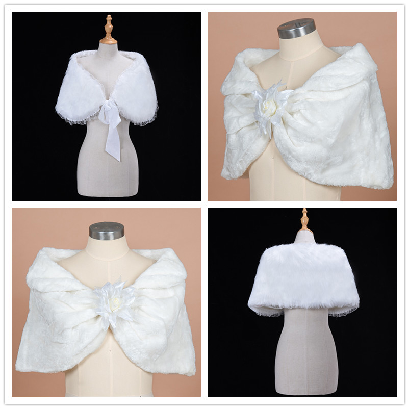 Syal bulu palsu pengantin semu - Stole Wedding Shawl ulasan dan harga