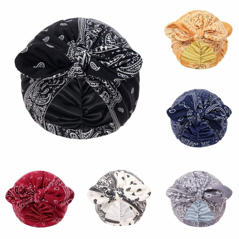 Topi Turban Bandana Berlapis S - Bow Tie Pre Tied ulasan dan harga