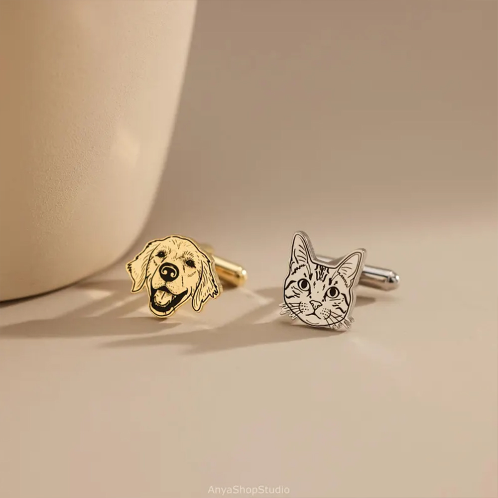 Manset Kancing Baju Potret Hew - Tie Clip Silver ulasan dan harga