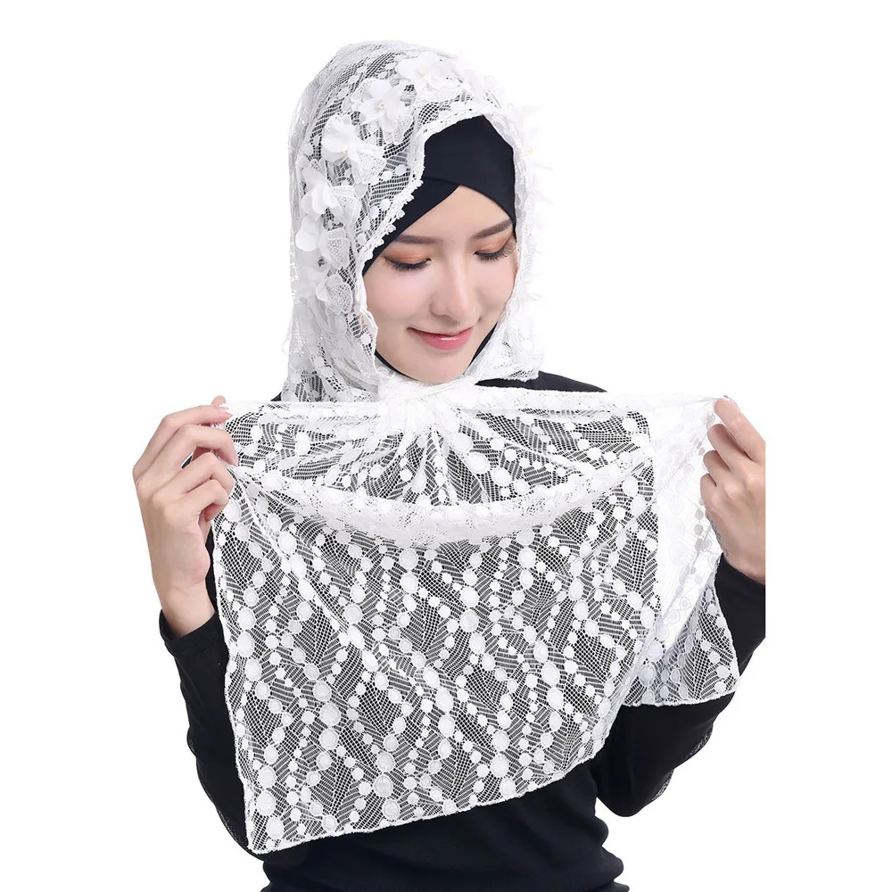 Selendang Wanita Berbahan Lace - Stole Wedding Shawl ulasan dan harga