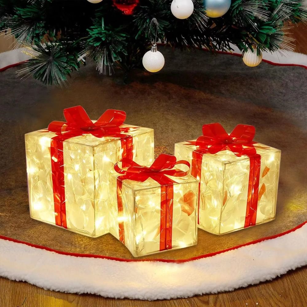 Kotak Hadiah Natal dengan Pita - Bow Tie Pre Tied ulasan dan harga