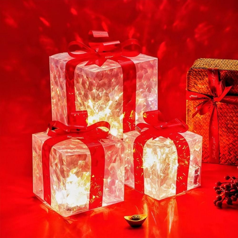 Kotak Hadiah Natal dengan Pita - Bow Tie Pre Tied ulasan dan harga
