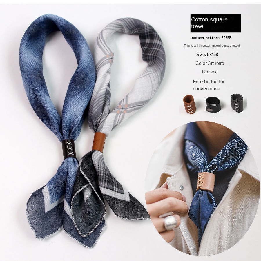 Syal persegi pria dengan kanci - Scarf Silk Square ulasan dan harga