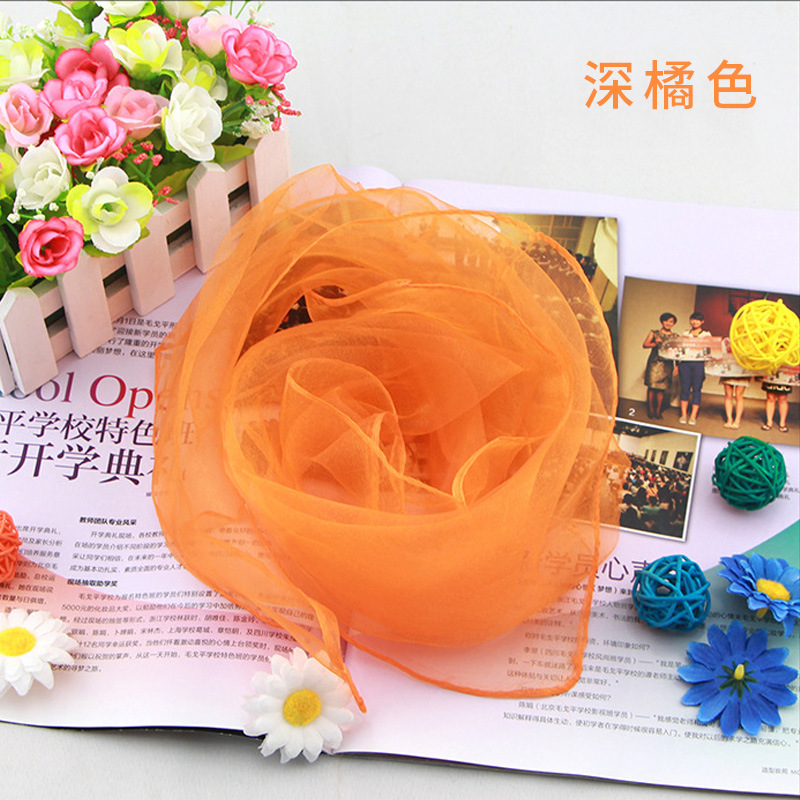 Syal Sutra Kecil Sifon Warna S - Scarf Silk Square ulasan dan harga