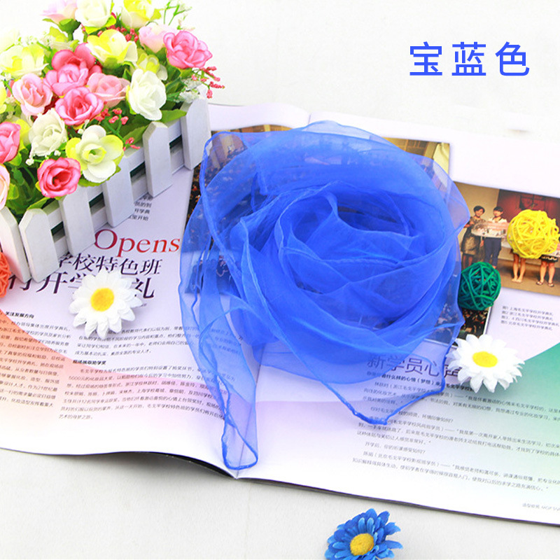 Syal Sutra Kecil Sifon Warna S - Scarf Silk Square ulasan dan harga