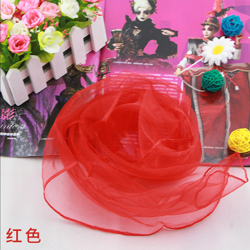 Syal Sutra Kecil Sifon Warna S - Scarf Silk Square ulasan dan harga