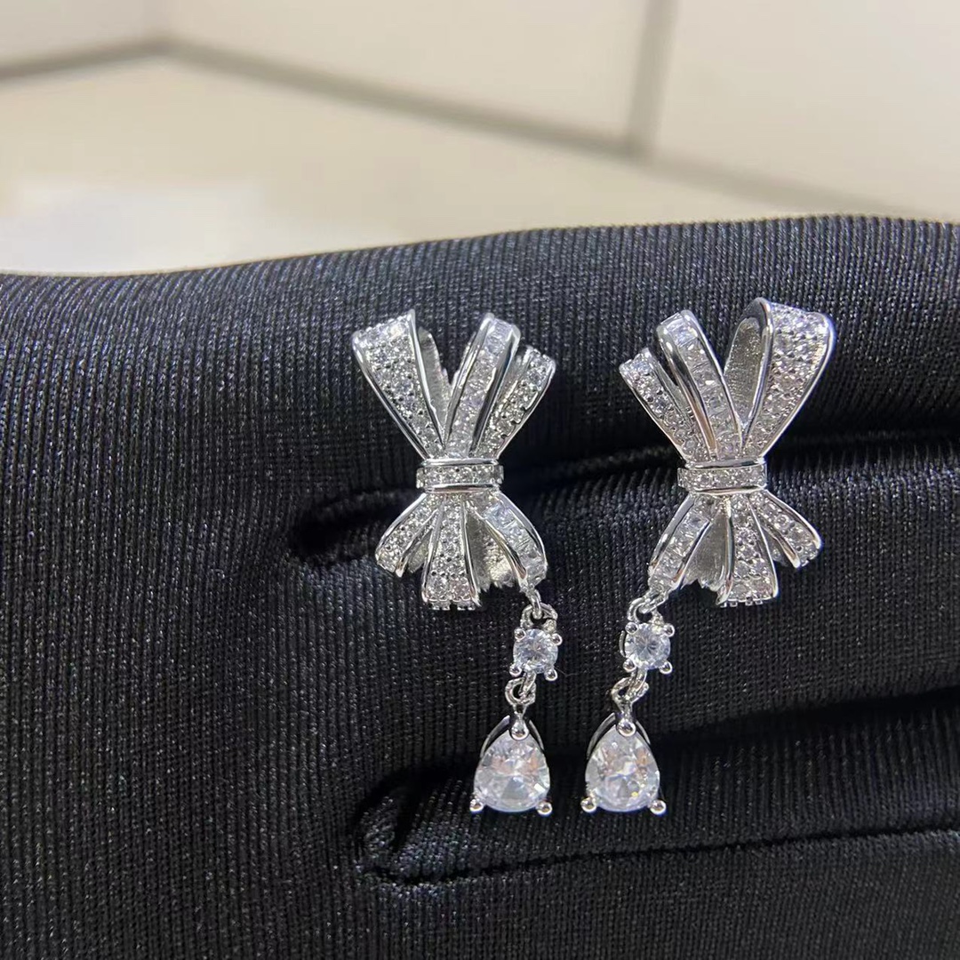 Perhiasan mewah mode anting wa - Tie Clip Silver ulasan dan harga
