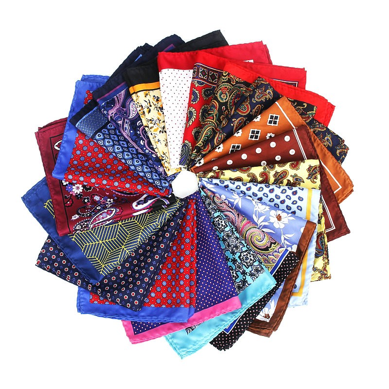 Baru Fashion Pria Saputangan S - Pocket Square Set ulasan dan harga