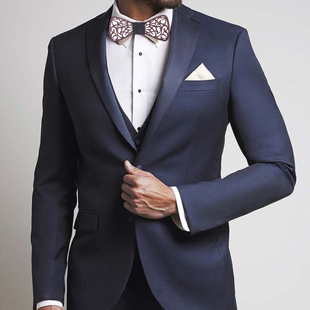 Dasi Kupu-kupu Kayu Hadiah Nat - Silk Tie Striped ulasan dan harga
