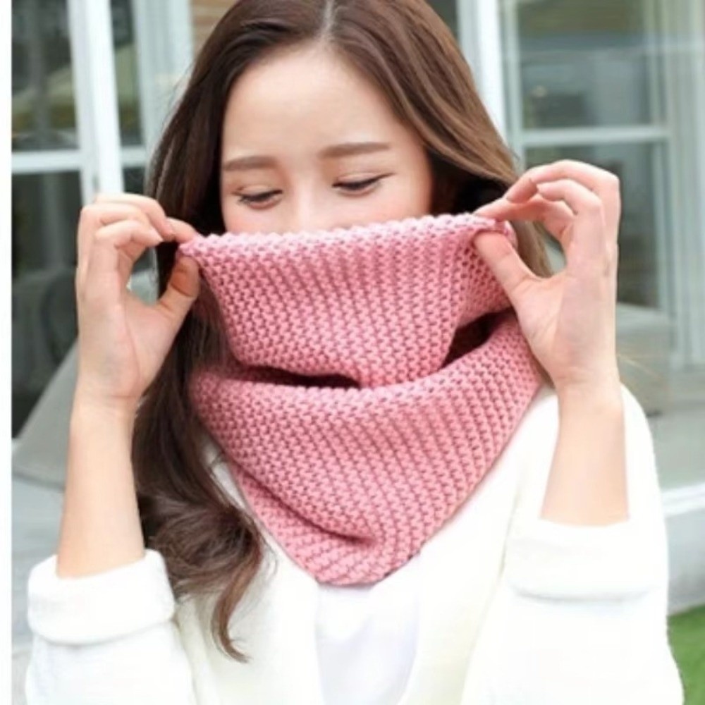 Syal Lingkar Infinity Warna So - Infinity Scarf Knit ulasan dan harga