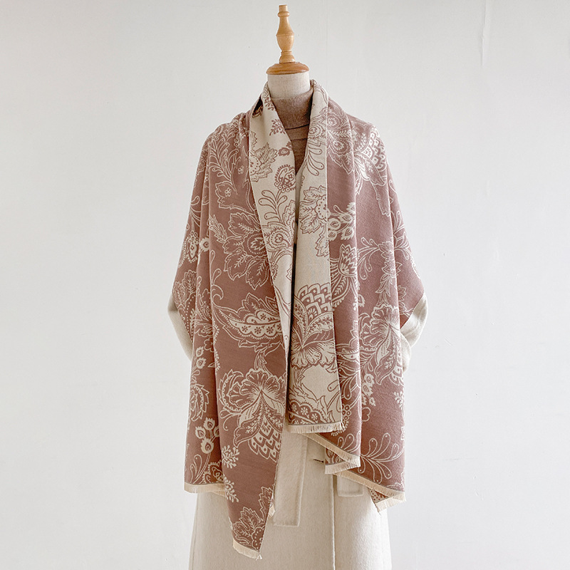 Selendang Wanita Motif Paisley - Pashmina Wrap Large ulasan dan harga