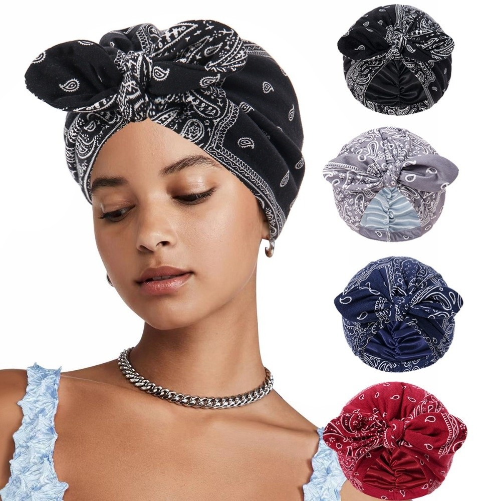 Topi Turban Bandana Berlapis S - Bow Tie Pre Tied ulasan dan harga